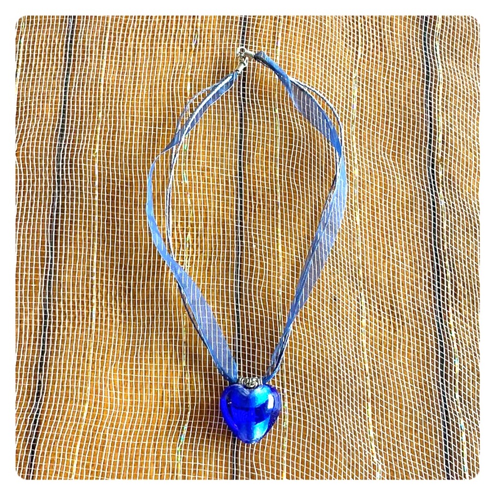 Glass Heart Necklace